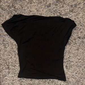 Elegant Backless Black Women's Top